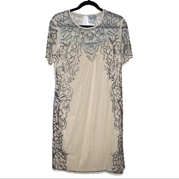ASOS Art Deco Formal Midi Dress - Picture 1 of 5